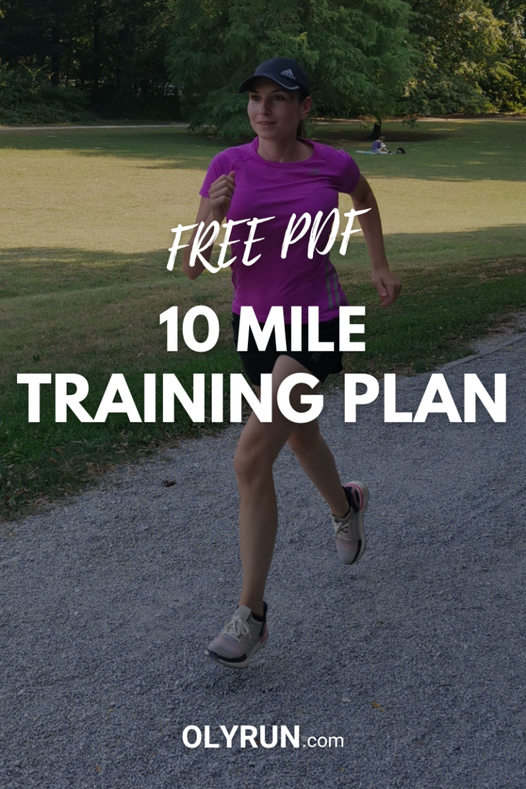 10 Mile Training Plan [FREE PDF]