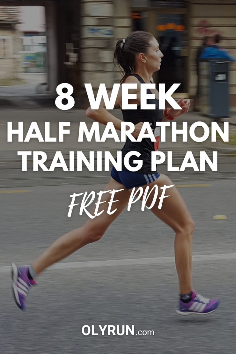 8 Week Half Marathon Training Plan [FREE PDF]