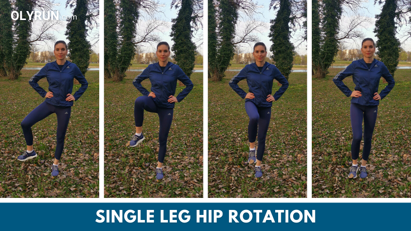 Single Leg Core Rotation 15 Essential Mobility Exercises For Runners | OLYRUN