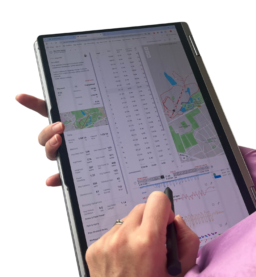 analiza odrađenih treninga