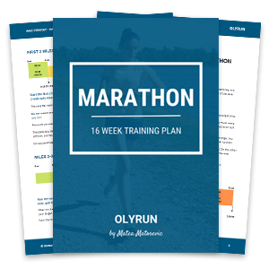 16 Week Marathon Training Plan 4 marathon training plan - card